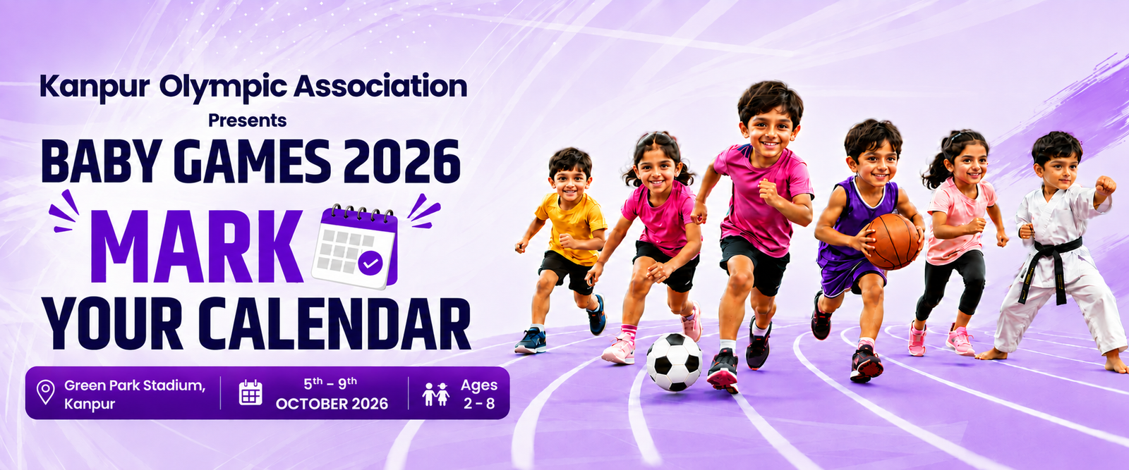 Mark Your Calendar — Green Park Stadium Kanpur 5th-9th Oct 2026